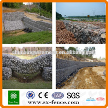 galvanized wire rock wall hexagonal gabion box